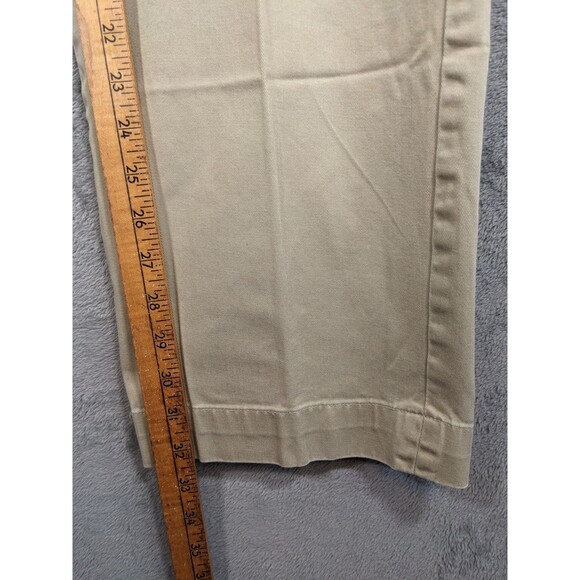 Polo Ralph Lauren Preston Pants Men 36x32 Beige Khaki Flat Front Preppy - Picture 6 of 8